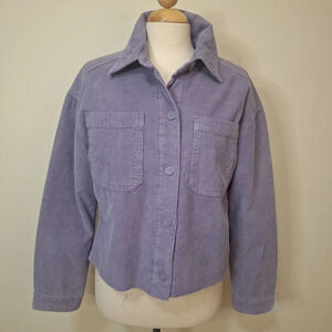 Pacsun corduroy raw hem  quilted lining jacket SZ S NWOT